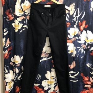 Madewell 9” high riser skinny skinny, black